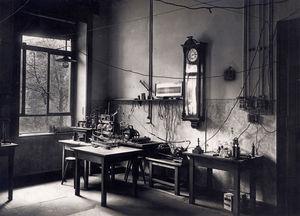 El laboratorio de Roentgen en Würzburg.