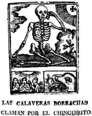 Las calaveras borrachas claman por el chinguirito (1836). México: Hipólito Lagarza.