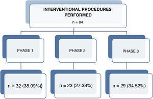 Flow chart of procedures in each phase.