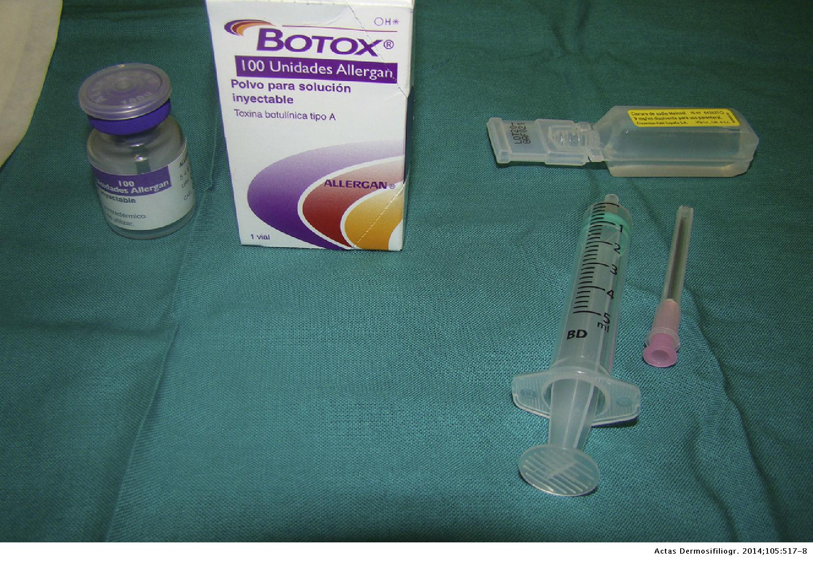 Botulinum Toxin Injection Technique for Axillary Hyperhidrosis | Actas ...