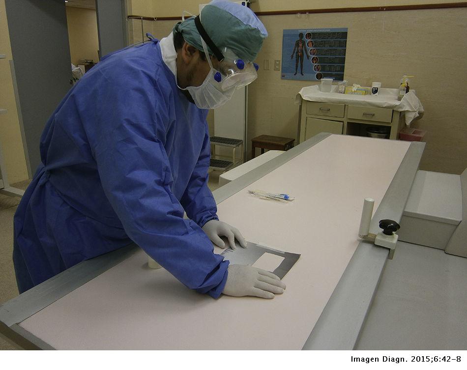 Aciertos bacteriológicos en las mesas y chasis radiológicos en el ...