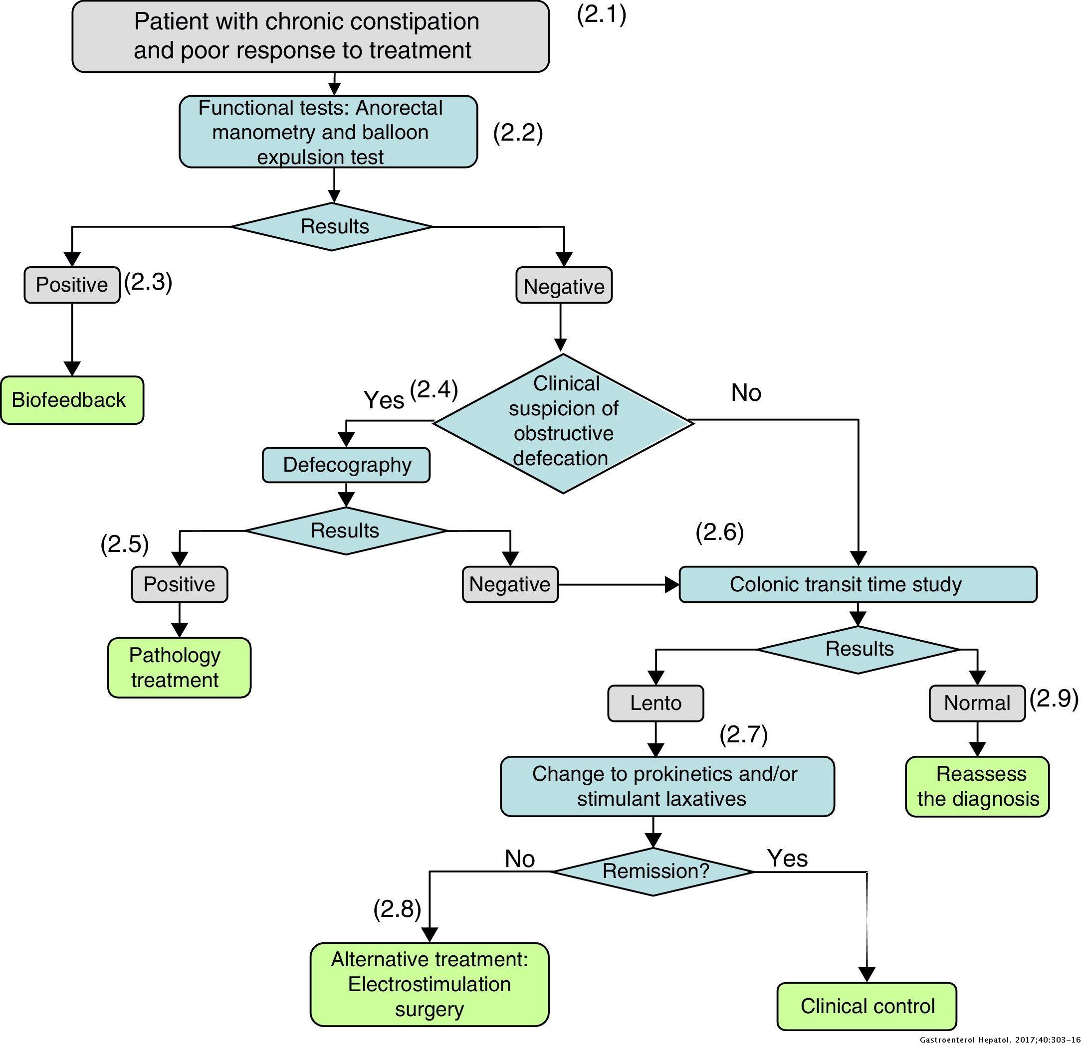 Clinical practice guidelines for the management of constipation in ...