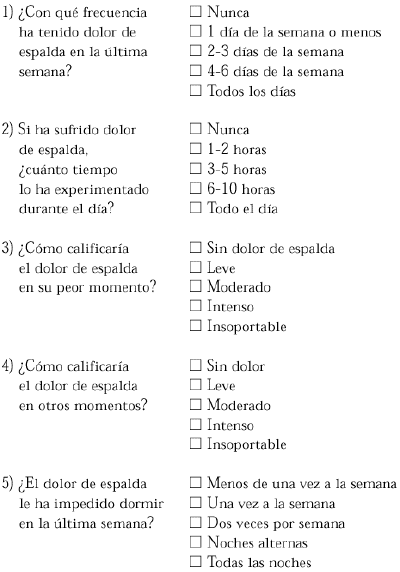 Cuestionario Sobre Calidad De Vida Qualeffo 41 Reemo