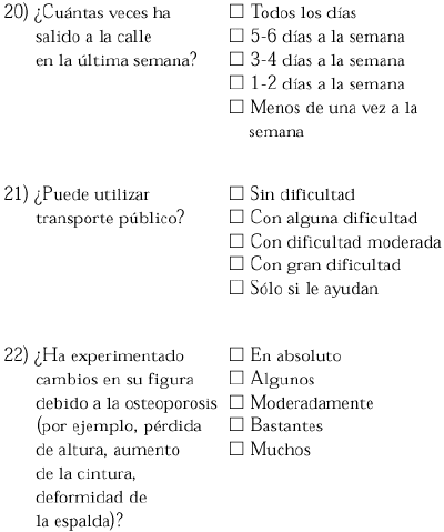 Cuestionario Sobre Calidad De Vida Qualeffo 41 Reemo