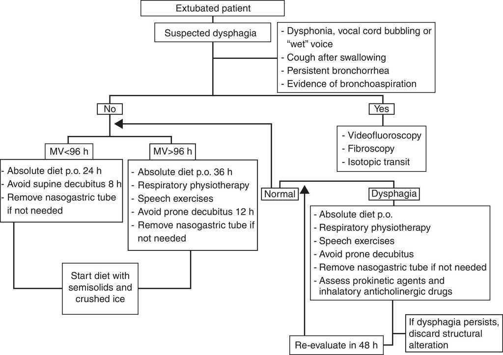 Exploration and approach to artificial airway dysphagia 