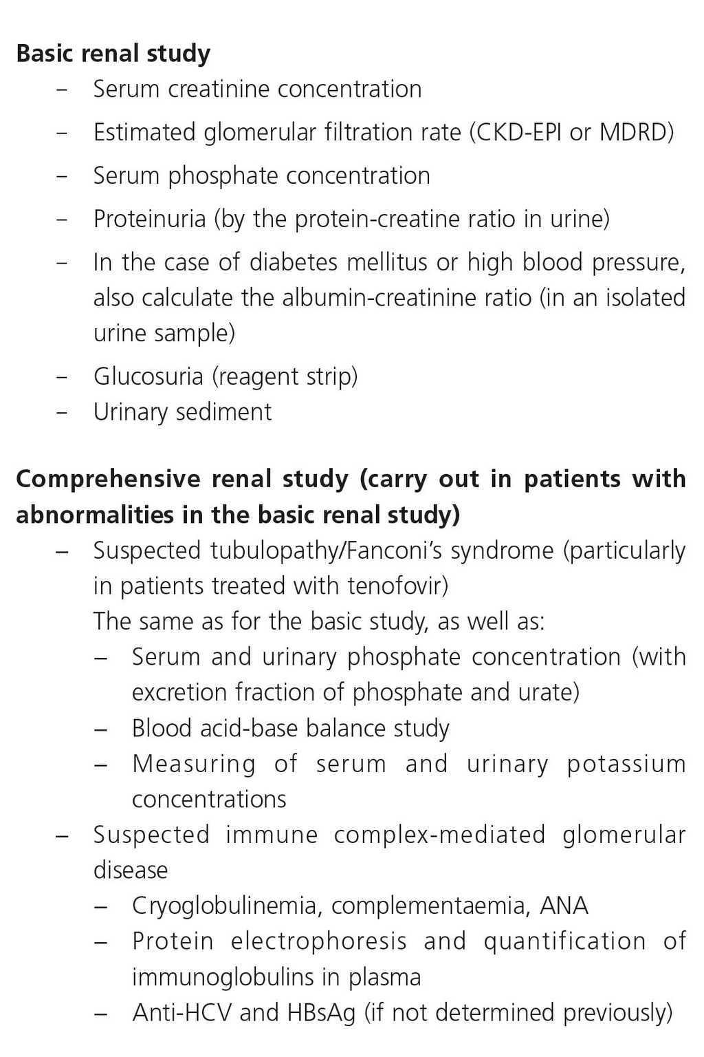 Consensus Document On The Management Of Renal Disease In Hiv Infected Patients Nefrologia