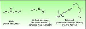 Miscellaneous chemical structures of plant sensitizers.