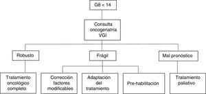 Protocolo de actuación de la Unidad de Oncogeriatría del Hospital Rey Juan Carlos, Móstoles, Madrid.