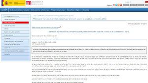 Nota informativa de la Agencia Española de Medicamentos y Productos Sanitarios.