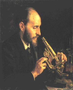 Santiago Ramón y Cajal (1852-1934), en un retrato de Ricardo Madrazo. Ateneo Científico, Artístico y Literario de Madrid.