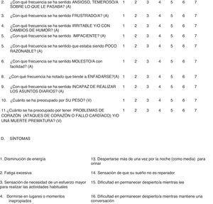 Consistencia interna y validez de la versión española del cuestionario ...