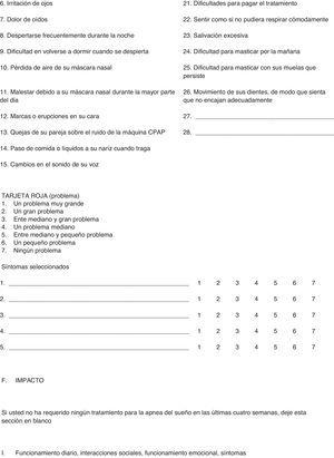 Consistencia Interna Y Validez De La Version Espanola Del Cuestionario De Calidad De Vida Especifico Para El Sindrome De Apnea Del Sueno Sleep Apnoea Quality Of Life Index Archivos De Bronconeumologia