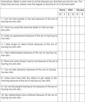 Improving skin picking diagnosis among Brazilians: validation of the ...