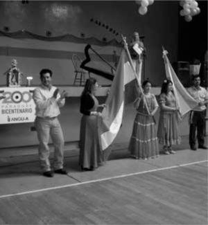 Festejos por el Bicentenario de la agrupación angu-a. Bariloche, 2011.