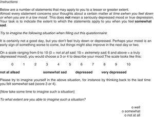 Leiden Index Of Depression Sensitivity Revised Leids R Spanish Validation Proposal International Journal Of Clinical And Health Psychology