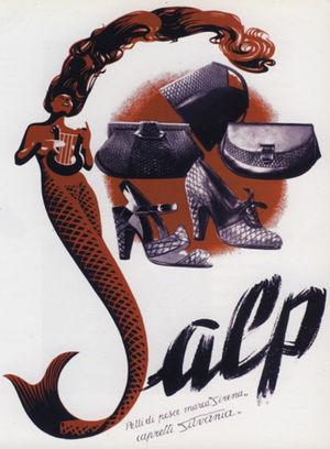 Advertise skin of red snapper, 1939.