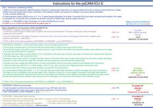 Instructions for applying the psCAM-ICU-S.