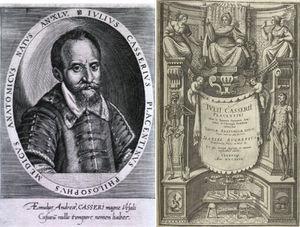 Retrato de Giulius Cesare Casseri, y su obra.