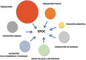 Factores de riesgo asociados al desarrollo de la EPOC.