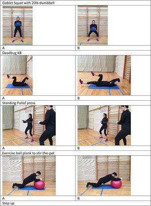 Conservative exercises for femoroacetabular impingement in professional basketball for the preseason period.