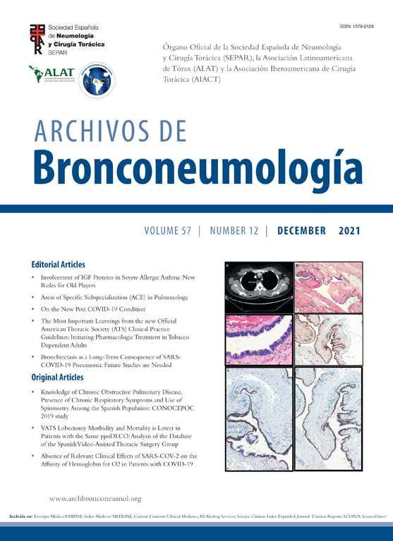 Ivermectin Treatment May Improve The Prognosis Of Patients With Covid 19 Archivos De Bronconeumologia