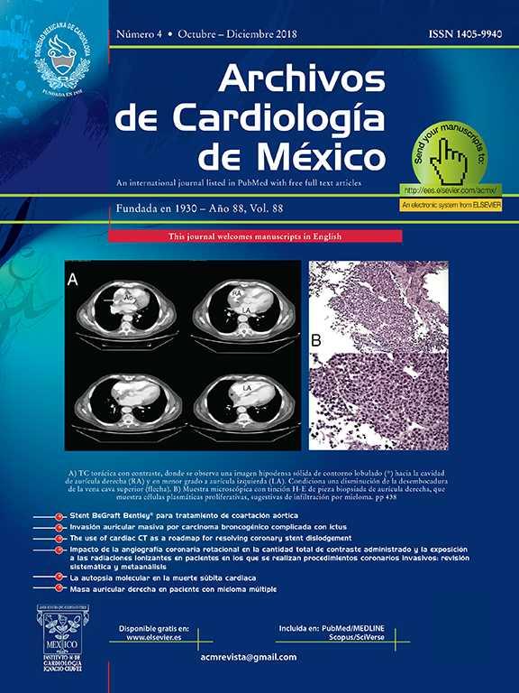 Archivos De Cardiología De México Archivos De Cardiología De México 2564
