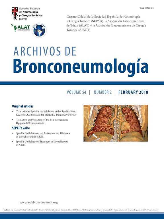 Archivos De Bronconeumología 