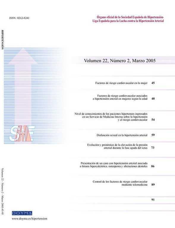 Recent Hipertensin Y Riesgo Vascular Articles Elsevier