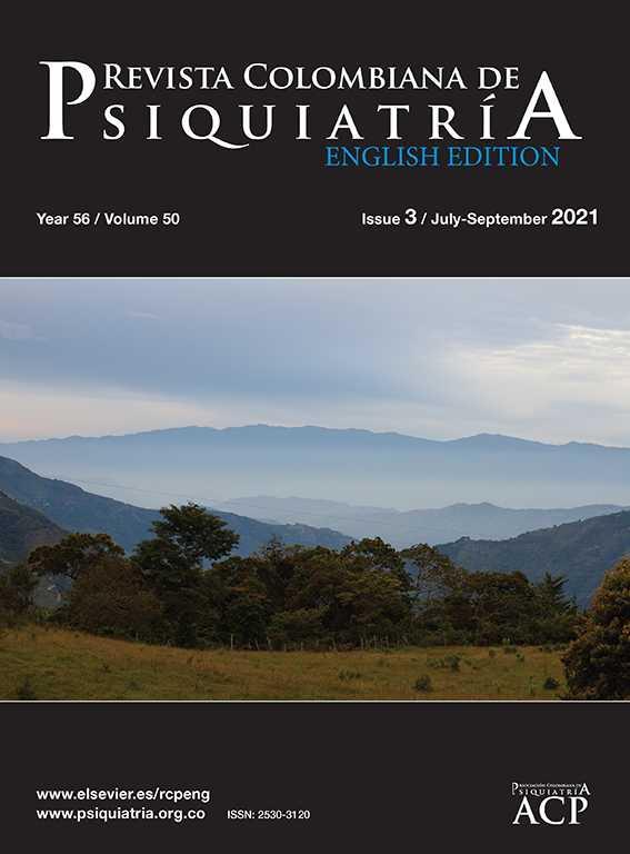 Revista Colombiana De Psiquiatría (English Edition) | Revista ...