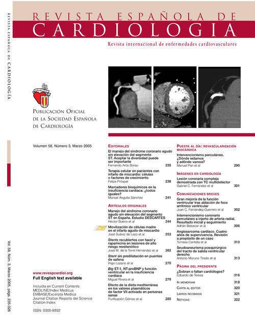 Revista Española De Cardiología 3825