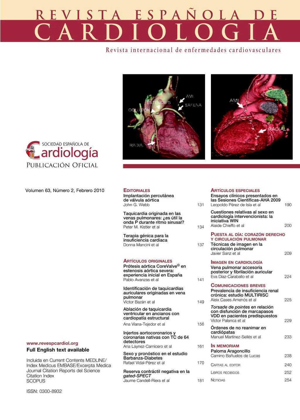 Revista Española De Cardiología 9345