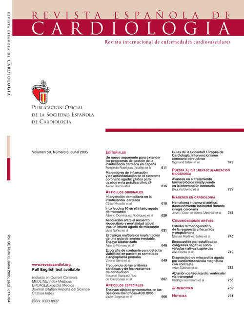 Revista Española De Cardiología 9717