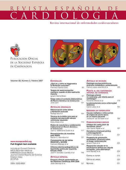 Revista Española De Cardiología 3458