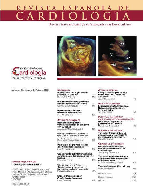 Revista Española De Cardiología 6797